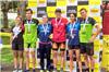 Marta Borbón y David Huertas campeones de Aragón de Triatlón Sprint 2019