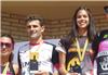 Miguel A. Núñez y Ana Llanos liberan provisionalmente la XX Copa Aragonesa de Duatlón Cros