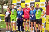 Marta Borbón y David Huertas campeones de Aragón de Triatlón Sprint 2019