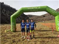 Enara Oronoz y Pello Osoro ganan el Campeonato de España de Triatlón de Invierno en Ansó