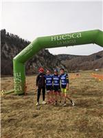 Enara Oronoz y Pello Osoro ganan el Campeonato de España de Triatlón de Invierno en Ansó