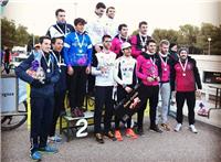 Club Triatlón Europa y Octavus Triatlón campeones de Aragón de Duatlón Cros por Equipos