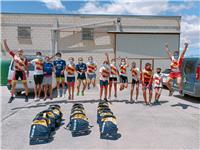 La selección aragonesa de triatlón escolar preparada para el Campeonato de España por Autonomías