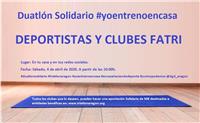 Reto Duatlón Solidario #yoentrenoencasa
