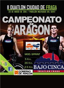 II Duatlón Ciudad de Fraga. Campeonato de Aragón de Duatlón 2014.
