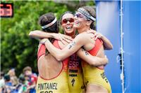 Éxito histórico para Aragón y España en la Copa del Mundo de Triatlón de Florianópolis (Brasil)