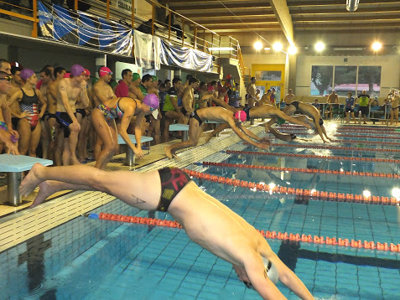 Jornada festiva en el 100x100 Swim Stadium Casablanca