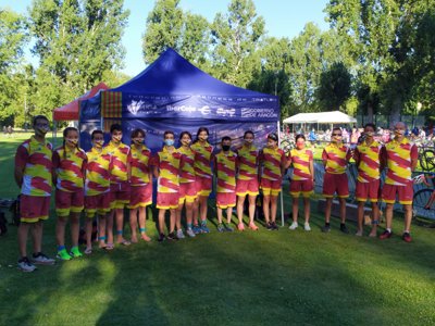 La selección aragonesa de triatlón escolar concluye en el Top 10 del campeonato de España