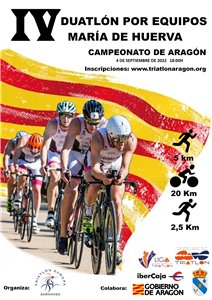 IV DUATLÓN CONTRARELOJ POR EQUIPOS MARÍA DE HUERVA - Cto. de Aragón de Duatlón por Equipos 2021