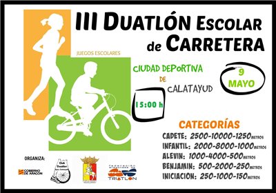 [JJ.EE.] III Duatlón de Carretera Escolar de Calatayud