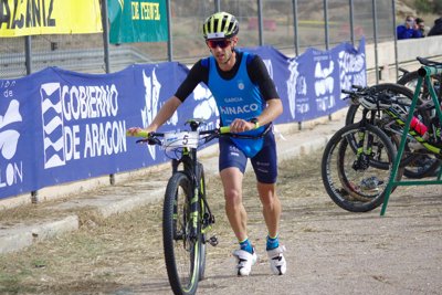Espectáculo en el XI Duatlón Cros de Alcañiz con nuevas victorias de García y LLanos