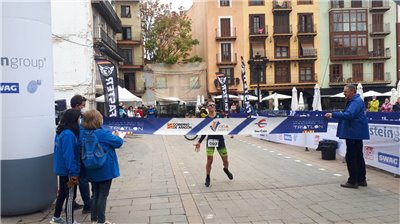 Lucas Aurell y Leticia Soria vencen en Calatayud y se adjudican la XXIII Copa de Duatlón Cros, Trofeo Bilstein Group