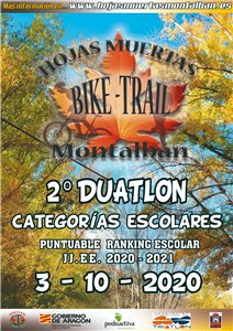 2º Duatlón Escolar "Hojas Muertas" de Montalbán