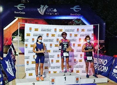 Alberto Sábado y Ascensión Gutierrez vencen en el IV Duatlón Nocturno de Sobradiel