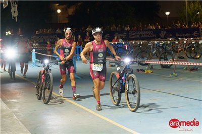 David Zaro y Erica Villa vencedores del VI Duatlón Nocturno Calcigada Sobradiel