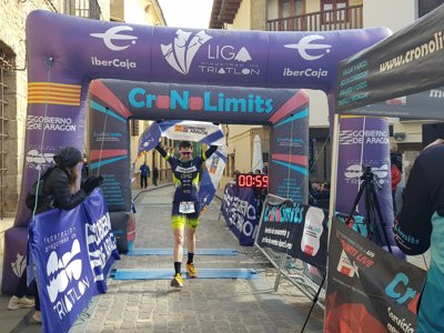 Miguel López y Leti Soria vencen en el II Duatlón Rubielos de Mora