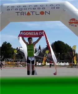 Juan Millán y Mónica Ortín campeones de Aragón de Duatlón