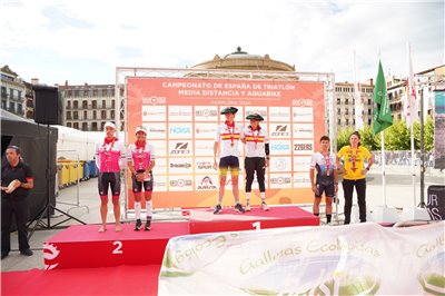 Fernando Zorrilla campeón de España de Triatlón M.D. por tercera vez consecutiva.