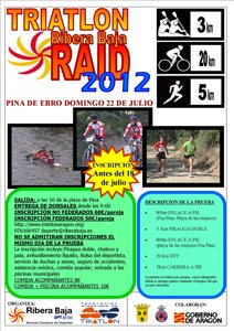 Últimas novedades y lista de inscritos para el Triatlón Ribera Baja Raid