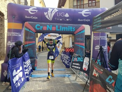 Miguel López y Fátima Arévalo lideran el Ranking aragonés de duatlón 2023