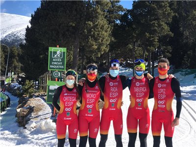 Participación aragonesa en el Campeonato del Mundo de Triatlón de Invierno 2021