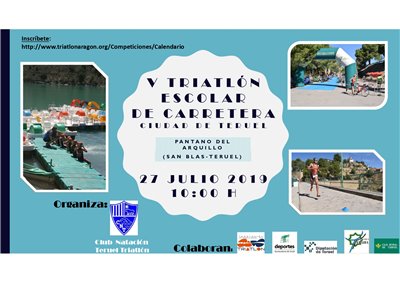 VI Triatlón Escolar de carretera Ciudad de Teruel