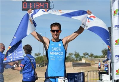 Armando García vence en Belver de Cinca y se adjudica la XXII Copa Aragonesa de Duatlón Cros, Trofeo bilstein group