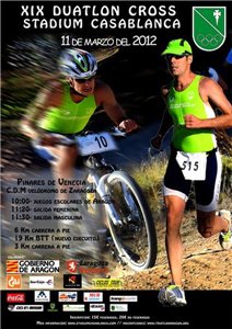 LISTA DE INSCRITOS PARA EL XIX DUATLON CROS STADIUM CASABLANDA Y JJEE.