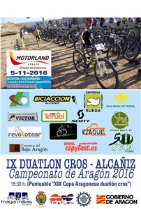 IX Duatlón Cros Alcañiz. Campeonato de Aragón de Duatlón Cros 2016