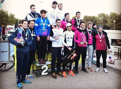Club Triatlón Europa y Octavus Triatlón campeones de Aragón de Duatlón Cros por Equipos