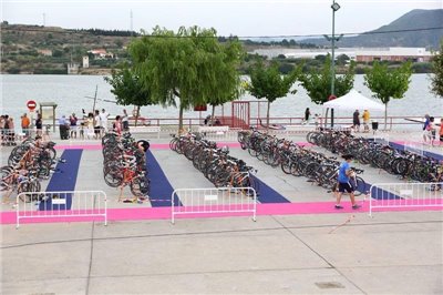 II Triatlón Villa de Mequinenza. Campeonato de Aragón de Triatlón Sprint 2015.