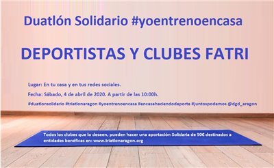 Reto Duatlón Solidario #yoentrenoencasa