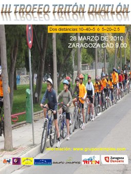 El domingo turno para el Campeonato de Aragón de Duatlón