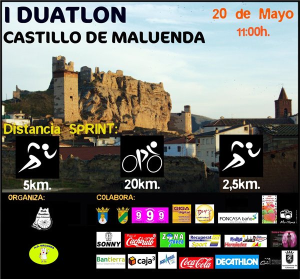 Se suspende el I Duatlón Castillo de Maluenda