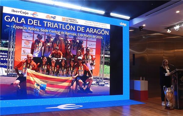 La Gala del Triatlón de Aragón 2024 se celebrará el viernes 14 de febrero a las 19:00h en el Espacio Xplora de Ibercaja