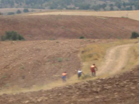 Mónica Saez y Sergio Gimeno líderes de la Copa Aragonesa de Duatlón Cros a falta de la prueba de Alcañiz