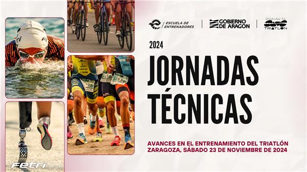 Las Jornadas técnicas nacionales de triatlón se celebrarán por primera vez en Zaragoza el 23 de noviembre.