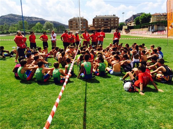 Graus acoge un año más el Encuentro Nacional de Menores de Triatlón