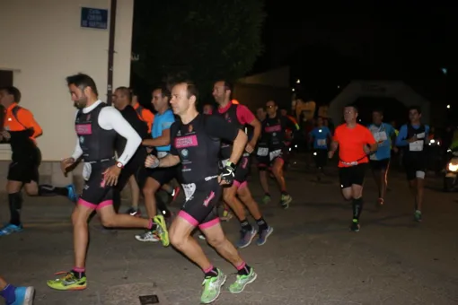 Sobradiel estrena con éxito su primer duatlón nocturno