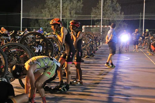 Jaime Martín y Patricia Agustín brillan en el II Duatlón Nocturno Calcigada Sobradiel